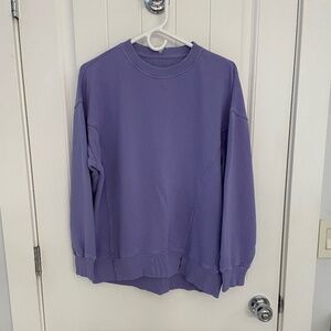 Aerie Lilac/Purple Oversized Sweatshirt, Size XS